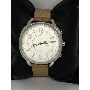 Fossil FTW1200 Women's Sand Leather White Analog Dial Hybrid Smartwatch XX665